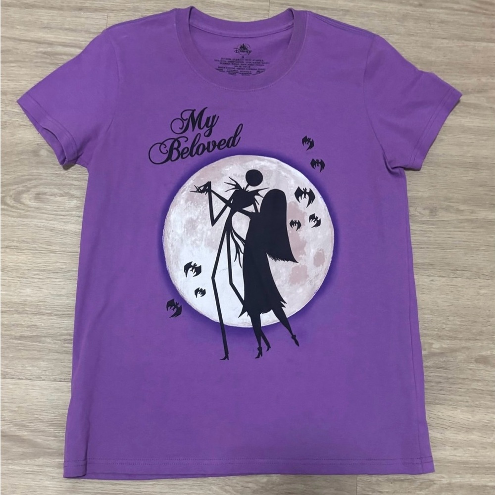 Disney Nightmare Before Christmas Jack Skellington Halloween t-shirt purple med